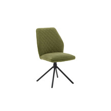 MCA furniture ACANDI 4 Fuß Stuhl, 2er Set, olive