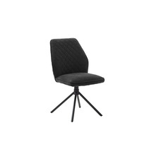 MCA furniture ACANDI 4 Fuß Stuhl, 2er Set, anthrazit