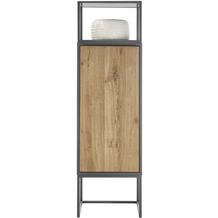 MCA furniture ASMARA Stauraumelement, eine Tür, eiche / anthrazit 50 x 165 x 40 cm