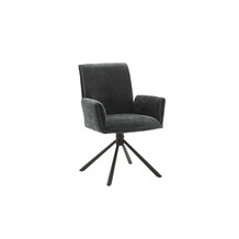 MCA furniture BOULDER Gestell schwarz matt lackiert, 2er Set anthrazit