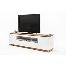 MCA furniture Chiaro Lowboard weiß matt 2 Schubkästen 202 x 54 x 40 cm