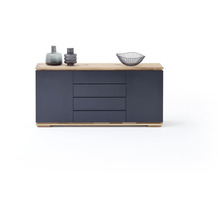MCA furniture Chiaro Sideboard hochglanz schwarz 4 Schubkästen