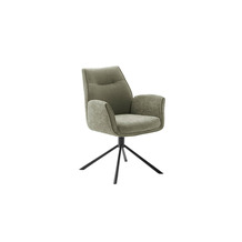MCA furniture DIVERIA Gestell in Schwarz matt lackiert, 2er Set olive