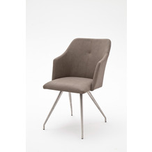 MCA furniture MADITA 4 Fuß Stuhl B -oval, 2er Set