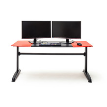 MCA furniture mcRACING Gam-Desk 8-11 Schreibtisch rot-schwarz-rot   160 x 72 x 70 cm