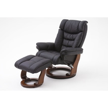MCA furniture Toronto Relaxer mit Hocker, schwarz