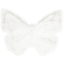 me gusta Kinderteppich Lovely Kids 1125-Butterfly Weiß 70 x 90 cm