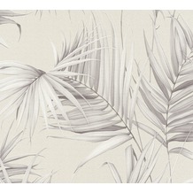 Michalsky Living Vliestapete Dream Again Tapete mit Palmenprint in Dschungel Optik grau beige 10,05 m x 0,53 m