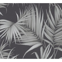 Michalsky Living Vliestapete Dream Again Tapete mit Palmenprint in Dschungel Optik schwarz grau 10,05 m x 0,53 m