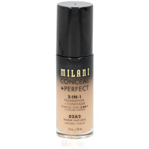 Milani Conceal + Perfect 2-in-1 Foundation + Concealer #02A2 Warm Natural 30 ml