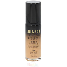 Milani Conceal + Perfect 2-in-1 Foundation + Concealer #06 Sand Beige 30 ml