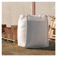 NOOR Big Bag FIBC Sack 1000 kg mit Schürze & Auslauf Beschichtung, weiß, 5:1 ca. Größe 90 x 90 x 125 cm