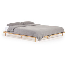 Nosh Anielle Bett aus massiver Esche fr Matratze von 160 x 200 cm