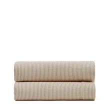 Nosh Bedar Tagesdecke 100% Baumwolle in Beige für Bett von 160/180 cm