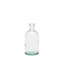 Nosh Brenna Vase aus transparentem Glas 100% recycelt 19 cm