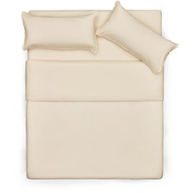 Nosh Ciurana Bettdeckenbezug 100% natürliche Baumwolle mit Spitze für Bett von 135/140 cm
