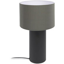 Nosh Domicina Tischlampe aus Metall schwarz und grau