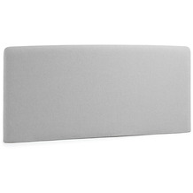 Nosh Dyla Bettkopfteil mit abnehmbarem Bezug grau für Bett von 150 cm