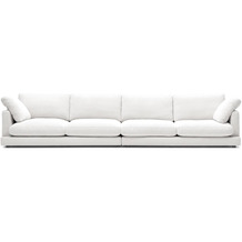 Nosh Gala 6-Sitzer-Sofa weiß 390 cm