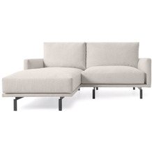 Nosh Galene 3-Sitzer Sofa beige mit Chaiselongue links 194 cm