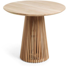 Nosh Jeanette runder Tisch aus massivem Teakholz Ø 90 cm
