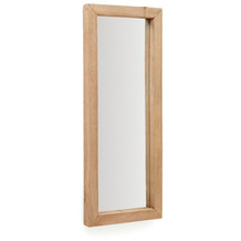 Nosh Maden Spiegel aus Holz mit natürlichem Finish 50 x 120 cm