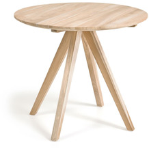 Nosh Maial runder Tisch aus massivem Teakholz Ø 90 cm
