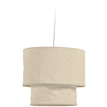 Nosh Mariela Deckenlampenschirm aus Leinen mit beigem Finish  40 cm
