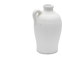 Nosh Palafrugell Vase aus Terrakotta weiß 30 cm
