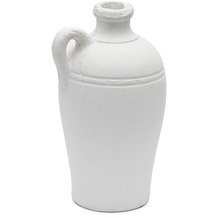 Nosh Palafrugell Vase aus Terrakotta weiß 36 cm