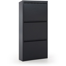 Nosh Schuhschrank Ode 50 x 103 cm 3 Türen schwarz