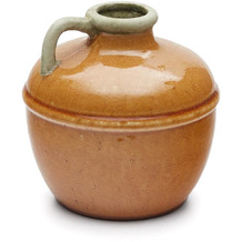 Nosh Tamariu Vase aus Keramik in Senfgelb 19,5 cm
