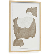 Nosh Torroella abstraktes Bild grau und braun 60 x 90 cm