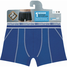 nur der Boxer 3D-Flex Air stahlblau 5=M