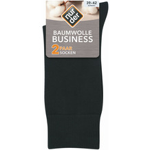 nur der Herren "Baumwolle Business Socke 2er Pack" schwarz 39-42