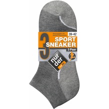 nur der Herren "Sneaker Socken Sport 3er" graumel. 39-42