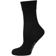 nur die Damen "Bambus Komfort Socke" schwarz 35-38