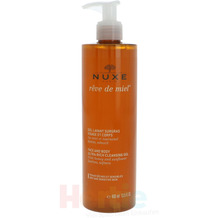 NUXE Reve De Miel Face & Body Cleansing Gel Dry & Sensitive Skin, Reinigungsgel Gesicht & Körper 400 ml