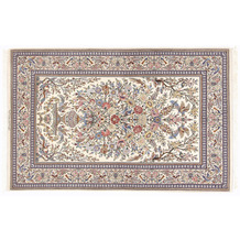 Oriental Collection Isfahan Teppich auf Seide 132 x 208 cm