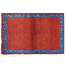 Oriental Collection Gabbeh-Teppich Loribaft 113 cm x 172 cm rot-blau