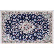 Oriental Collection Orientteppich Nain Sherkat blau 90 x 142 cm