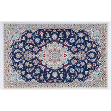 Oriental Collection Orientteppich Nain Sherkat dunkelblau 90 x 142 cm