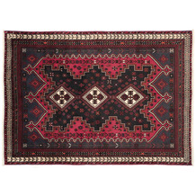 Oriental Collection Orientteppich Afshar / Sirjan Red Medallion 156 x 235 cm