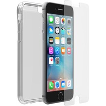 OtterBox Clearly Protected Skin, iPhone 6/6S + Alpha Glass