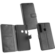 OZBO PU Tasche Diary Business schwarz komp. mit Samsung Galaxy A9 (2018)
