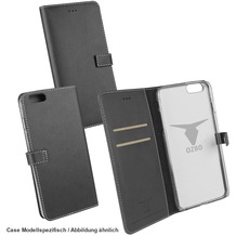Fontastic OZBO PU Tasche "Diary Leda" - schwarz - für Samsung Galaxy S7