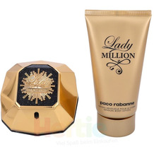 Paco Rabanne Lady Million Fabulous Giftset Edp Spray 50ml/Body Lotion 75ml 125 ml