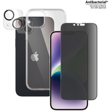 PanzerGlass f. iPhone 14 Plus, Bundle Privacy Glass+Case
