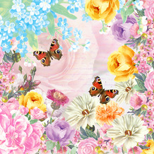 Paper+Design Servietten Tissue Butterfly charm 33 x 33 cm 20 Stück