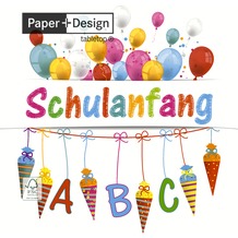 Paper+Design Tissue Servietten Schulanfang 33 x 33 cm 20 Stück